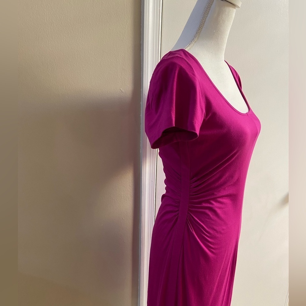 Diane Von Furstenberg dress mini orchid bloom jersey knit Medium - Picture 9 of 12
